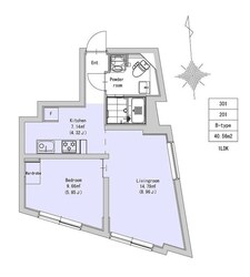 駒場東大前駅 徒歩4分 3階の物件間取画像